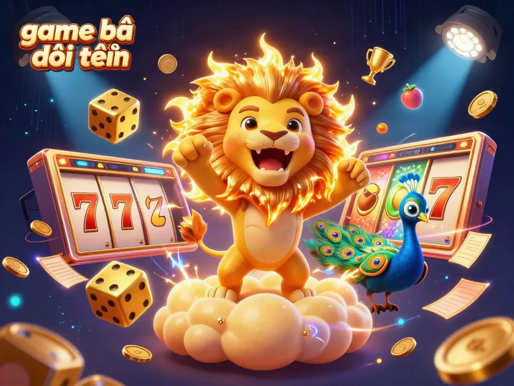 Experience game bài đổi thưởng with a vibrant 3D casino scene showcasing dynamic characters and elements.