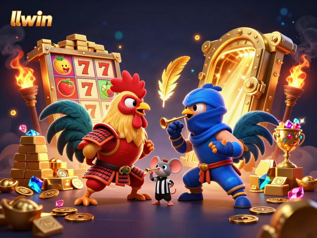 Experience thrilling gameplay at llwin with dynamic roosters and slot elements.