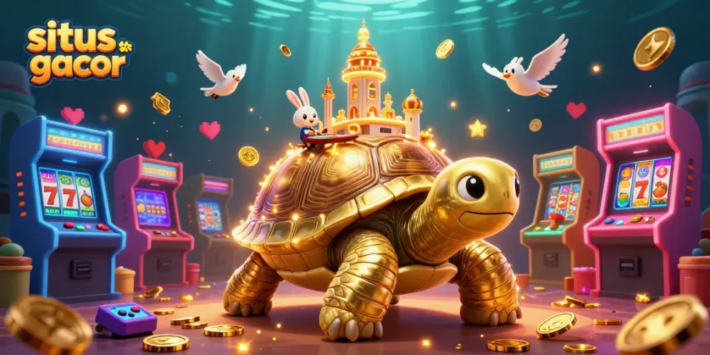 Experience thrilling action with situs slot gacor as cartoon characters and casino elements come alive.