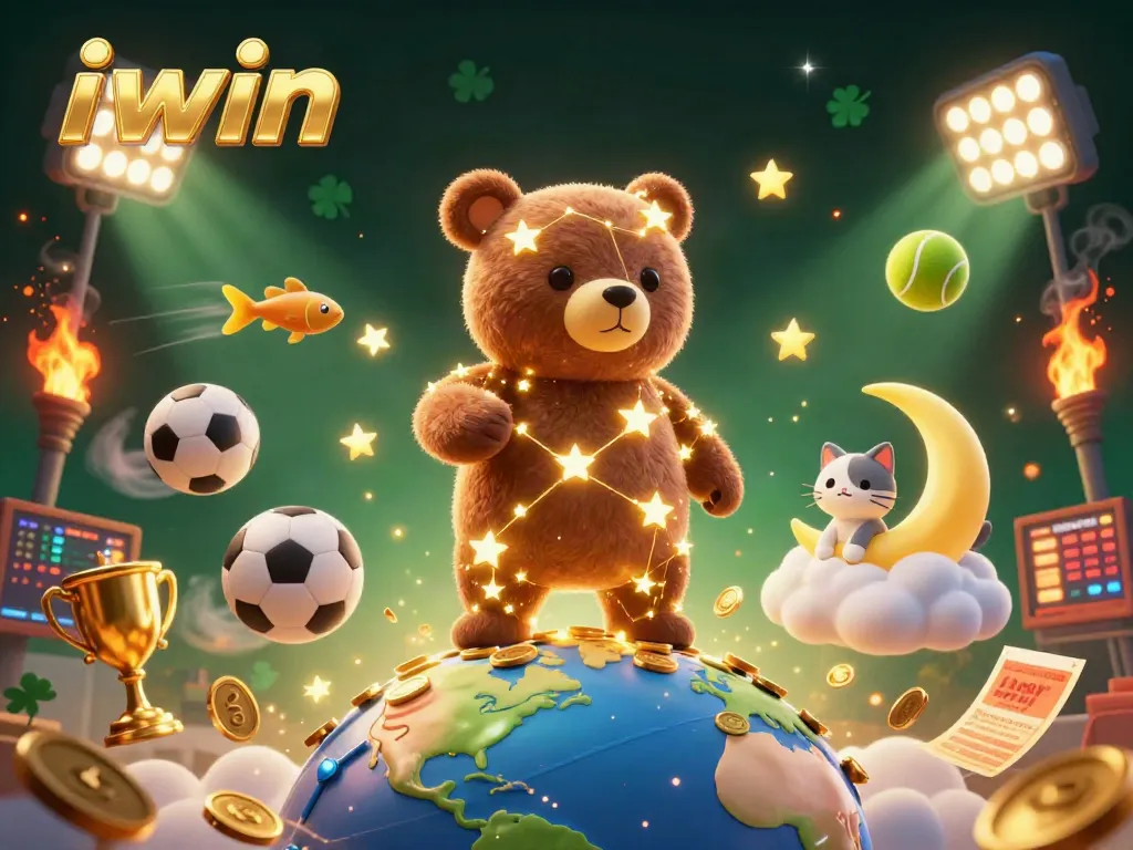 Spin to win with iwin while enjoying thrilling sports action and vibrant gaming elements.