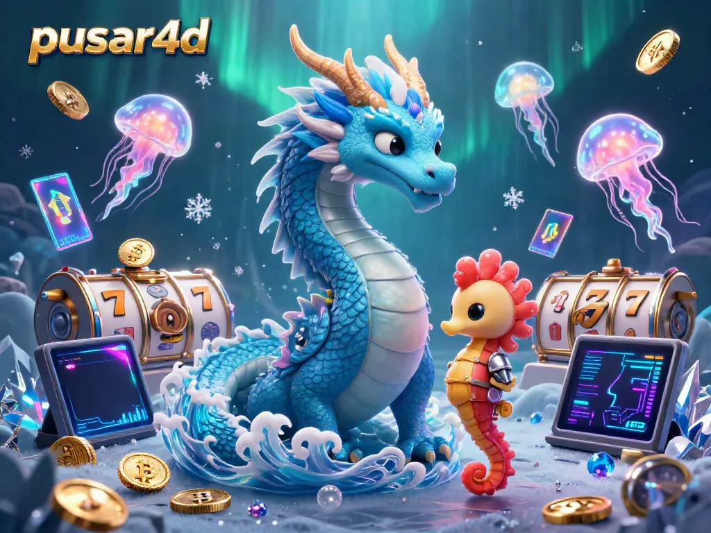 Experience thrilling gameplay with pusar4d, showcasing vibrant slots and enchanted underwater characters.