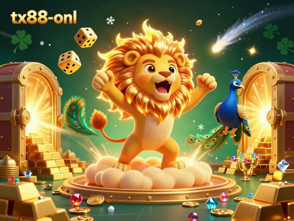 Experience thrilling jackpots and action at tx88-onl with a spectacular 3D casino illustration.