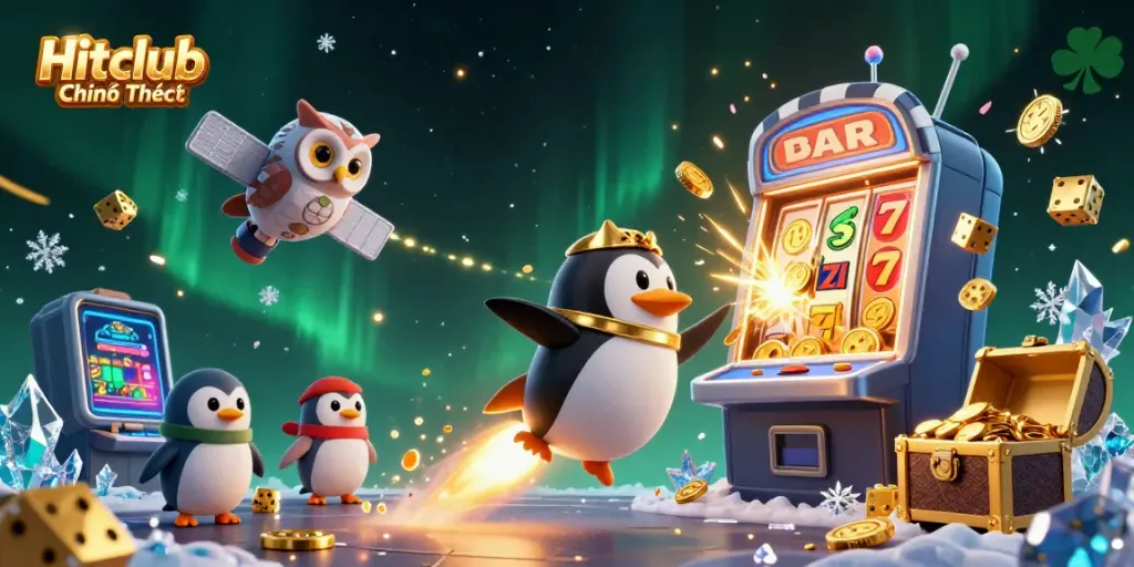 Experience the excitement at Hitclub Chính Thức with thrilling games, golden coins, and festive celebrations.