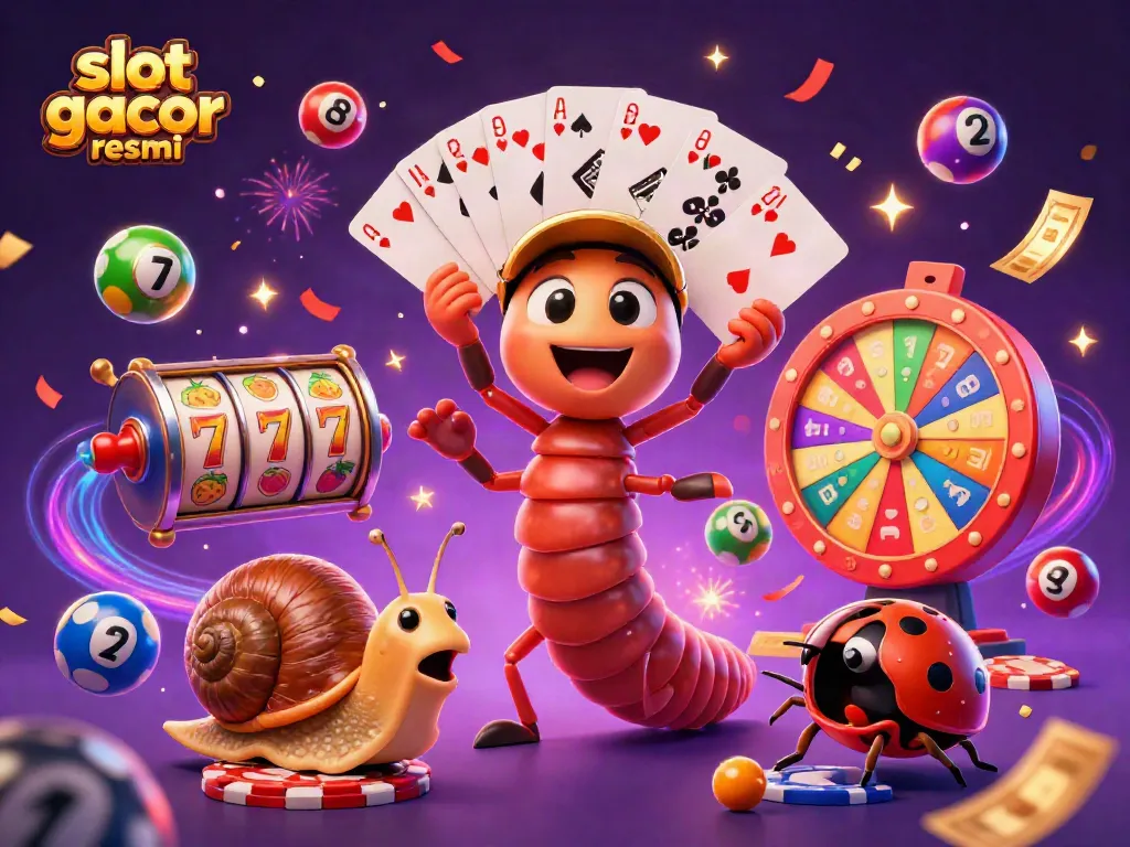 Enjoy the thrill of slot gacor resmi gaming with dynamic characters and vibrant casino elements.