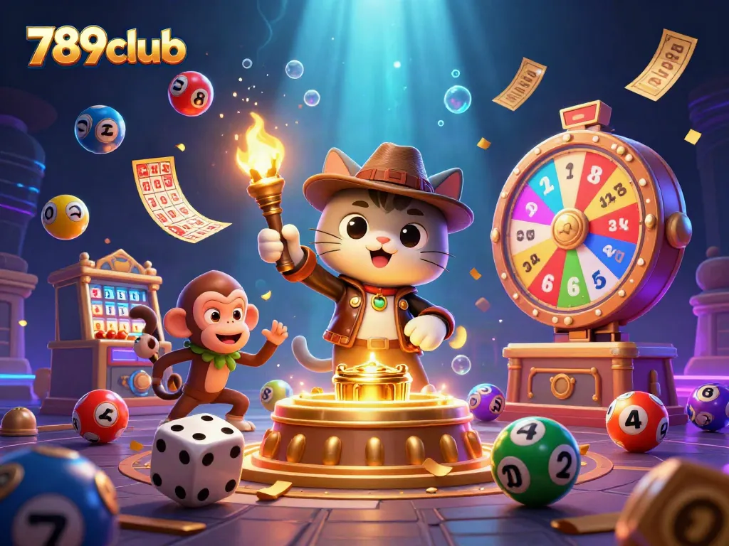 Join the adventure with the 789club archaeologist cat, uncovering casino treasures and surprises!